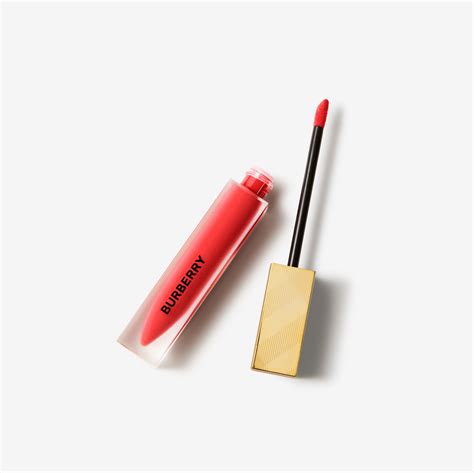 burberry matte red|Burberry kisses military red.